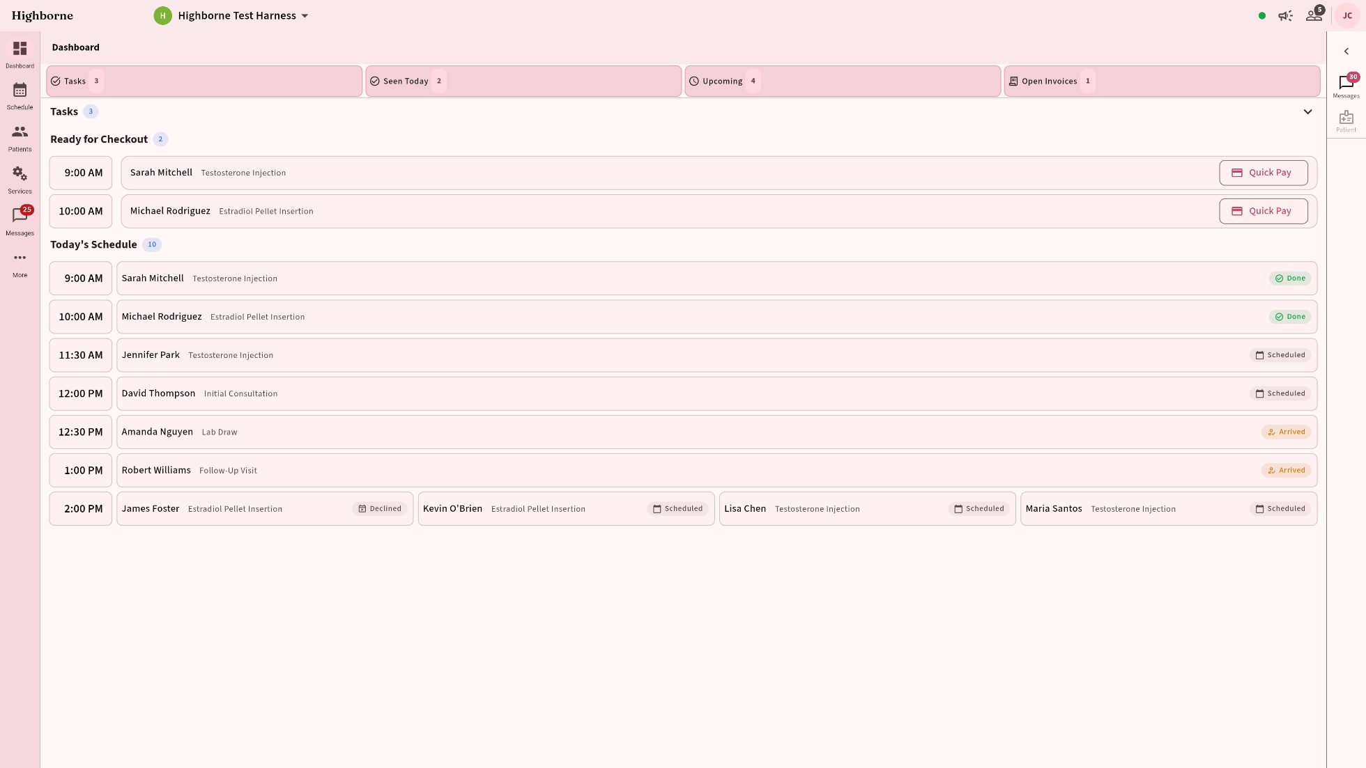 Highborne in Boutique Blush