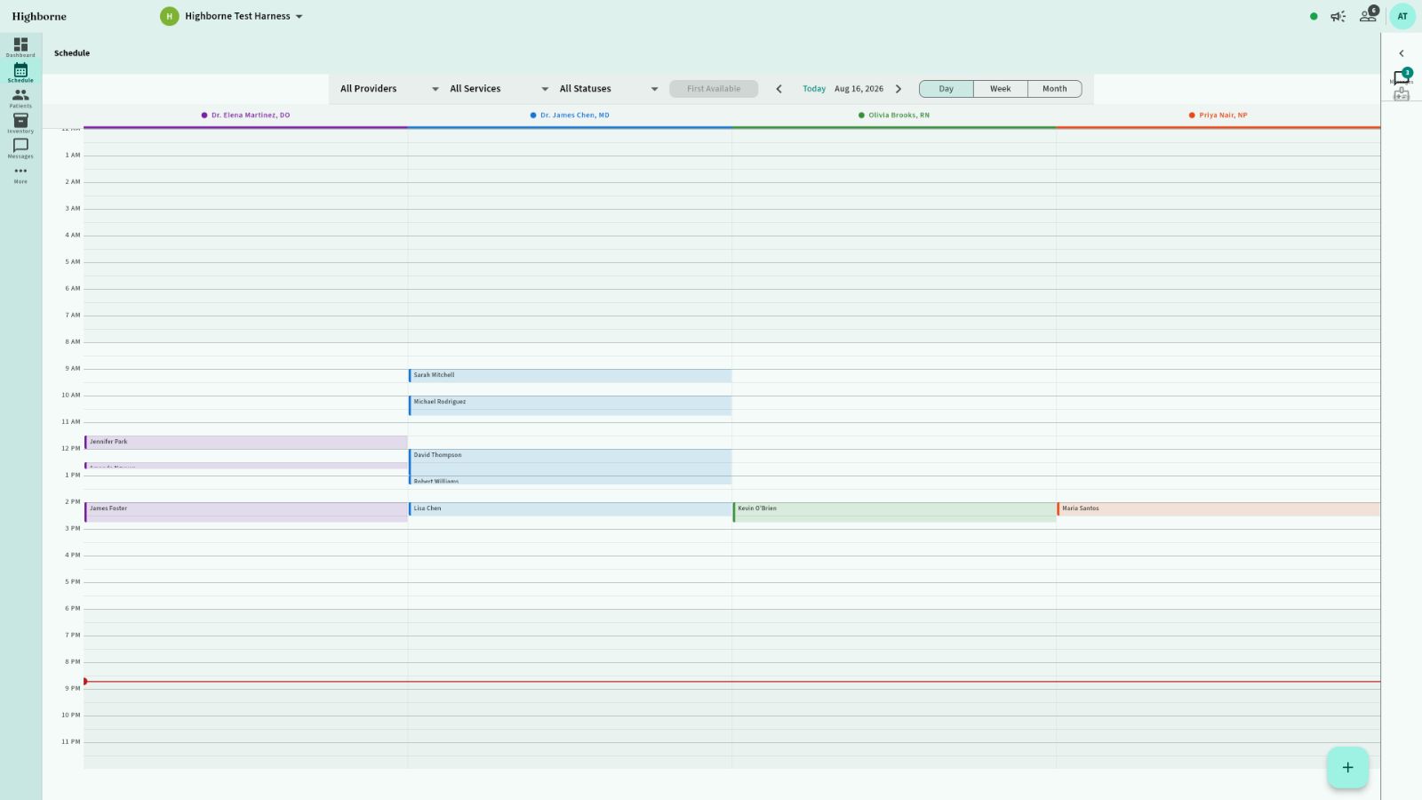 Schedule at ultra-compact density and small text